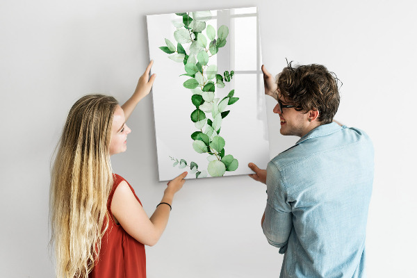 Tablă cu marker Motiv verde cu spațiu pentru fotografii