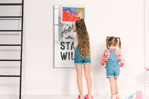 Tablă cu marker Un spațiu creativ pentru amintiri și fotografii