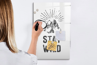 Tablă cu marker Un spațiu creativ pentru amintiri și fotografii