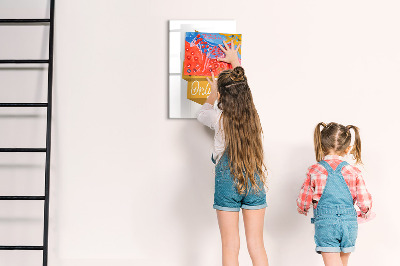 Tablă cu marker Tablă creativă pentru fotografii și notițe