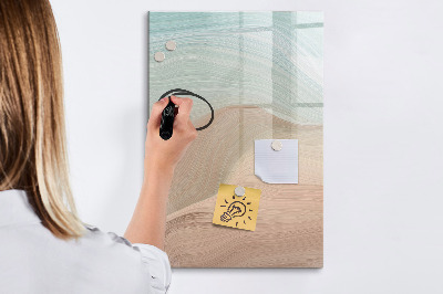 Tablă cu marker O tablă colorată pentru notițe și fotografii