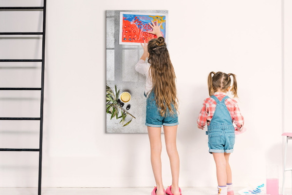 Tablă cu marker Tablă modernă pentru notițe și fotografii