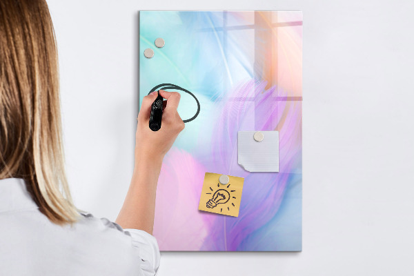 Tablă cu marker O tablă colorată pentru notițe și fotografii
