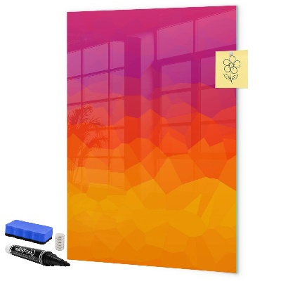 Tablă cu marker O tablă colorată pentru notițe și fotografii