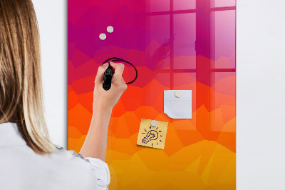 Tablă cu marker O tablă colorată pentru notițe și fotografii
