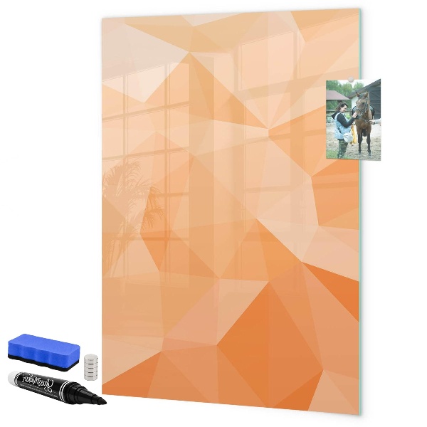 Tablă cu marker O tablă colorată pentru fotografii și notițe