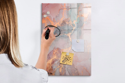 Tablă cu marker O tablă elegantă pentru notițe și fotografii