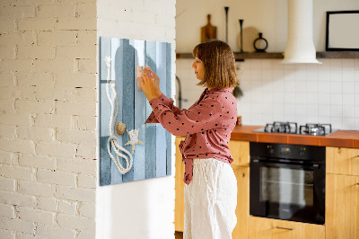 Tablă magnetică de scris Fotografii suvenir cu amintiri de la malul mării