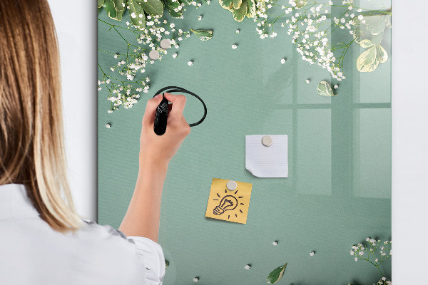Tablă cu marker Un loc creativ pentru amintiri și fotografii