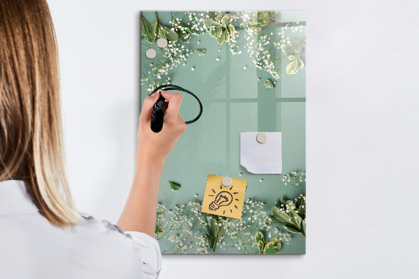 Tablă cu marker Un loc creativ pentru amintiri și fotografii