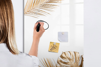 Tablă magnetică de scris Tablă foto elegantă cu plante
