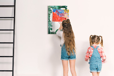 Tablă cu marker Tablă verde pentru prezentarea fotografiilor