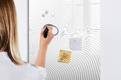 Tablă cu marker O oglindă cu loc pentru fotografii