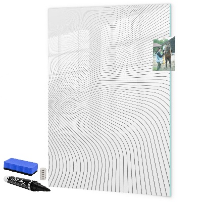 Tablă cu marker O oglindă cu loc pentru fotografii