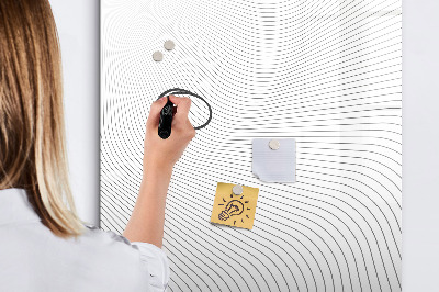 Tablă cu marker O oglindă cu loc pentru fotografii