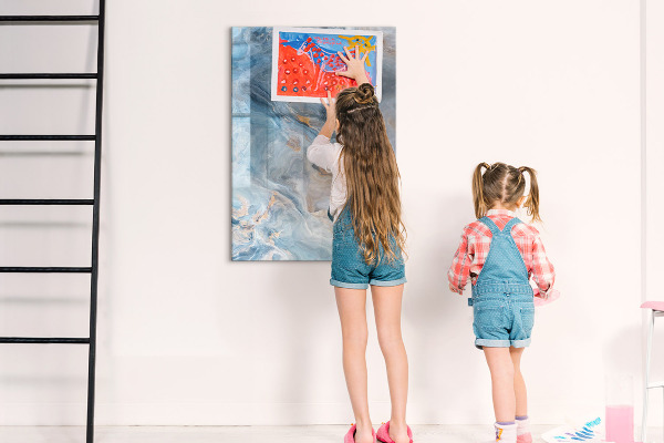 Tablă cu marker Tablă modernă pentru notițe și fotografii