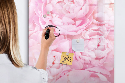 Tablă magnetică de scris Motiv floral cu spațiu pentru fotografii