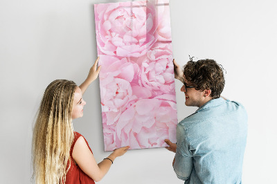 Tablă magnetică de scris Motiv floral cu spațiu pentru fotografii