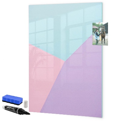 Tablă cu marker O tablă colorată pentru notițe și fotografii