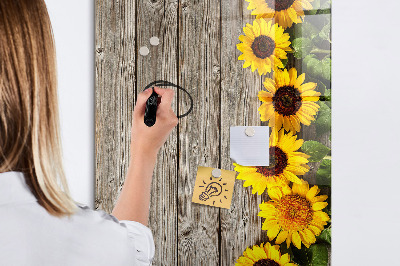 Tablă cu marker Planșă creativă cu flori și fotografii
