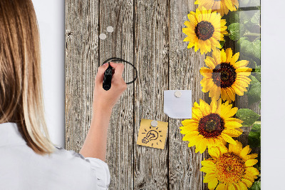 Tablă cu marker Planșă creativă cu flori și fotografii