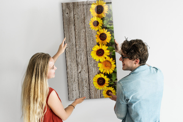 Tablă cu marker Planșă creativă cu flori și fotografii