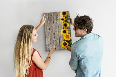 Tablă cu marker Planșă creativă cu flori și fotografii
