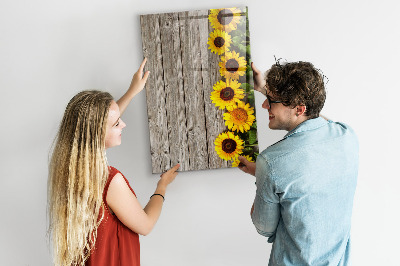 Tablă cu marker Planșă creativă cu flori și fotografii