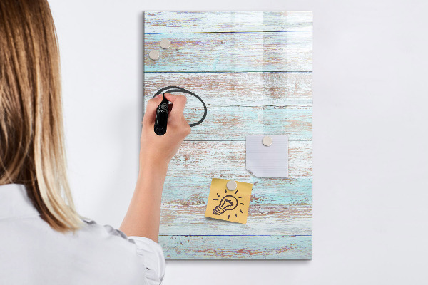 Tablă magnetică de scris Tablă foto decorativă în stil rustic