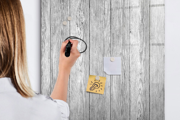 Tablă cu marker Tablă elegantă pentru fotografii și notițe
