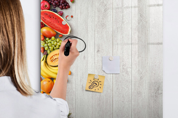 Tablă cu marker Tablă creativă cu fructe și fotografii