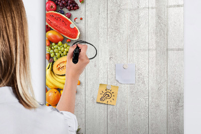 Tablă cu marker Tablă creativă cu fructe și fotografii