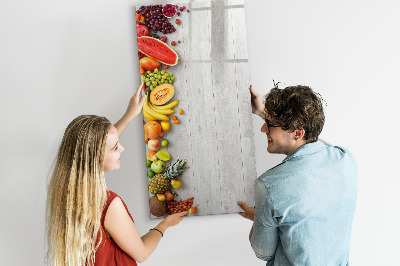 Tablă cu marker Tablă creativă cu fructe și fotografii