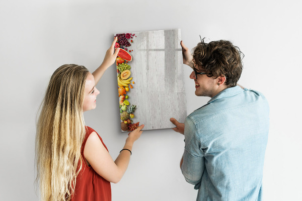 Tablă cu marker Tablă creativă cu fructe și fotografii