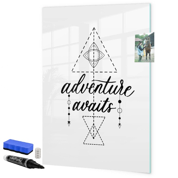 Tablă cu marker Un spațiu creativ pentru amintiri și aventuri