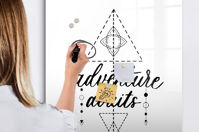 Tablă cu marker Un spațiu creativ pentru amintiri și aventuri