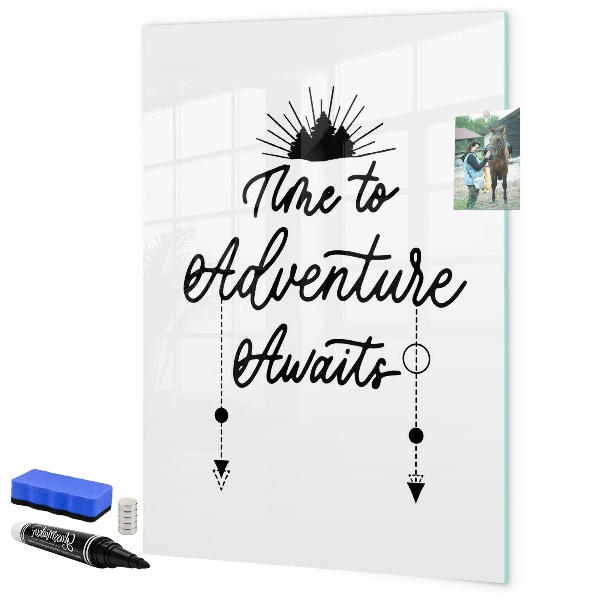 Tablă magnetică de scris Un spațiu creativ pentru amintiri și fotografii