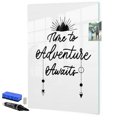 Tablă magnetică de scris Un spațiu creativ pentru amintiri și fotografii