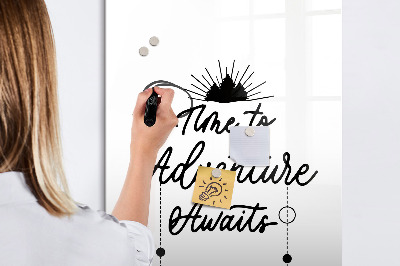Tablă magnetică de scris Un spațiu creativ pentru amintiri și fotografii