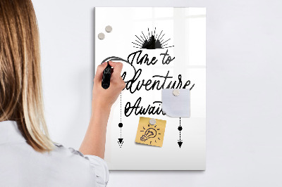 Tablă magnetică de scris Un spațiu creativ pentru amintiri și fotografii