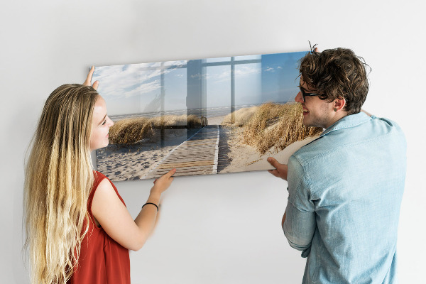 Tablă magnetică de scris Plajă, amintiri și creativitate în fotografii