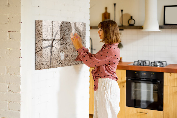 Tablă cu marker Design natural cu spațiu pentru fotografii