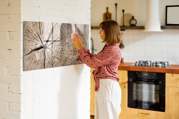 Tablă cu marker Design natural cu spațiu pentru fotografii