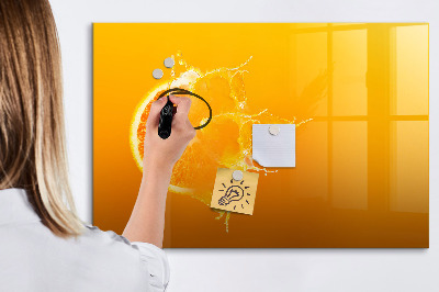 Tablă magnetică de scris O tablă colorată pentru notițe și fotografii