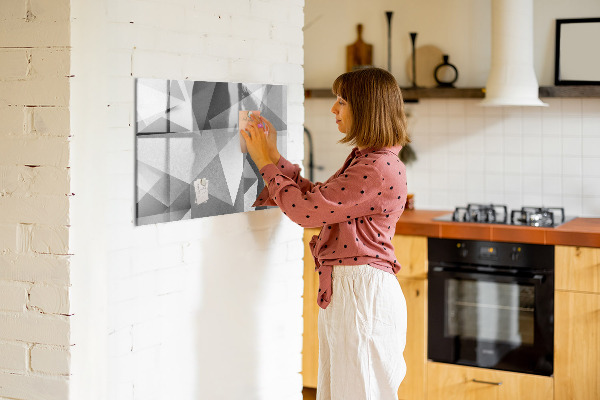 Tablă magnetică de scris Tablă modernă pentru notițe și fotografii