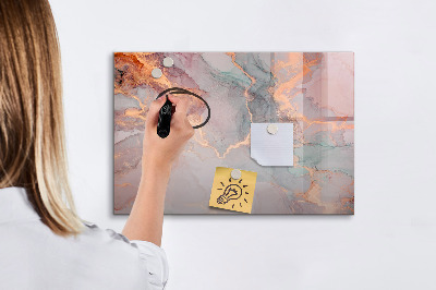 Tablă cu marker O tablă elegantă pentru notițe și fotografii