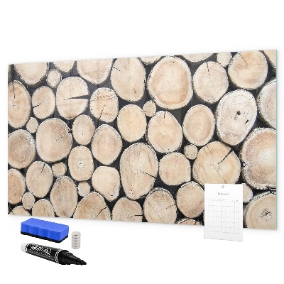 Tablă magnetică de scris Lemn natural într-o versiune modernă