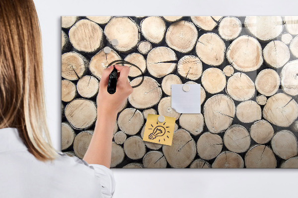 Tablă magnetică de scris Lemn natural într-o versiune modernă