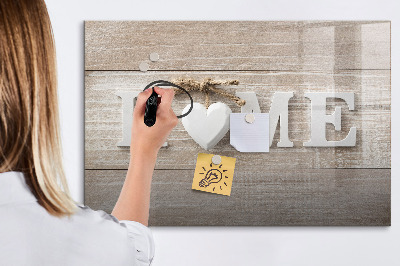 Tablă magnetică de scris Decorațiuni de perete cu spațiu pentru fotografii