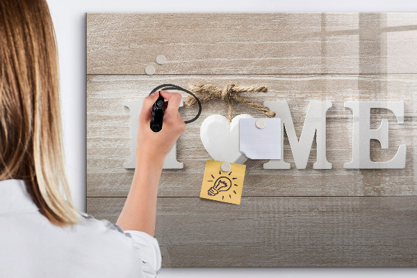 Tablă magnetică de scris Decorațiuni de perete cu spațiu pentru fotografii